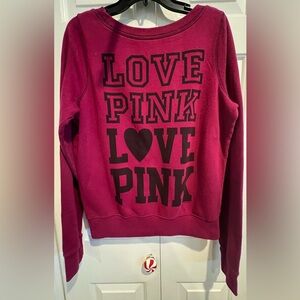 PINK🩷Victorias Secret -Bold Pink Love Sweatshirt
